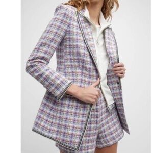 House of Harlow 1960 Pastel Tweed Blazer